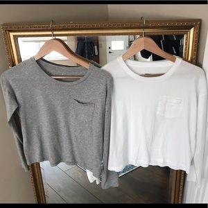 Everlane long sleeve tee bundle XXS